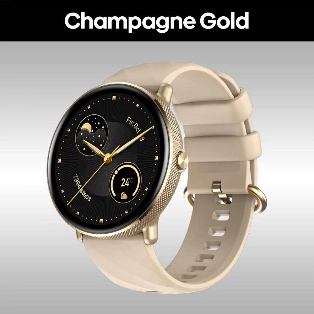 GTR 3 Pro Voice Calling Smart Watch 1.43" AMOLED Display 316L Stainless Steel Frame Fitness Tracking Smartwatch