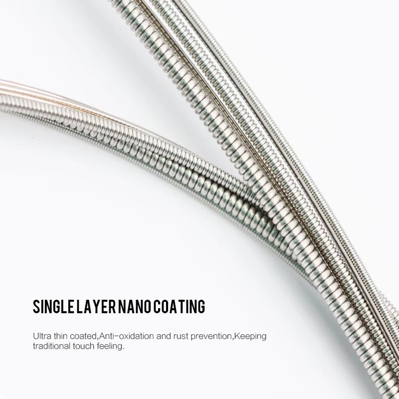 Electric Guitar Strings Set RX Series Hexagonal Carbon Steel 6 String for Electric Guitar Accessories Practice Use