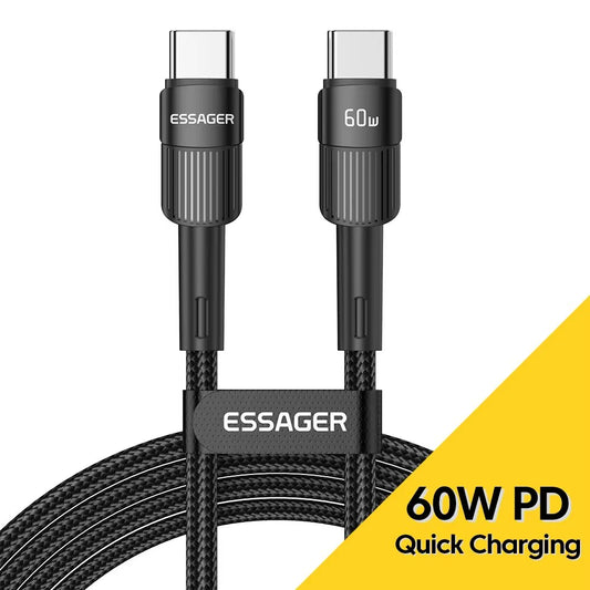 100W C to C Type C Cable USB C PD Fast Charging Charger Wire Cord for Macbook Samsung Xiaomi Type C USB C Cable