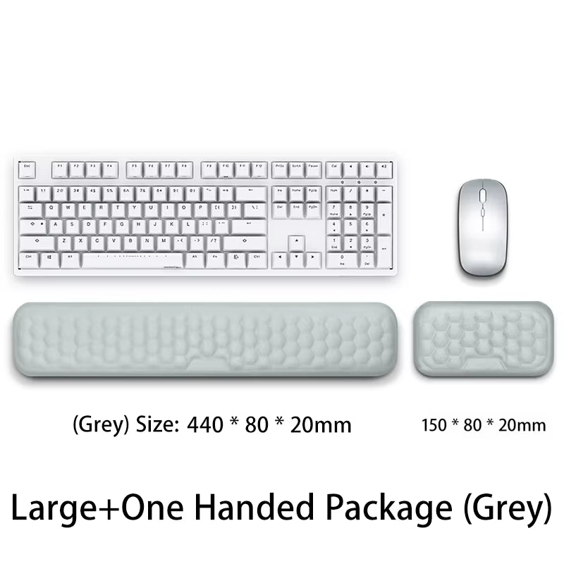 Keyboard Mouse Wrist Rest Ergonomic Office Typing Protect Relax Wrist Memory Foam Mouse Pad Computer Notebook Mouse Pad