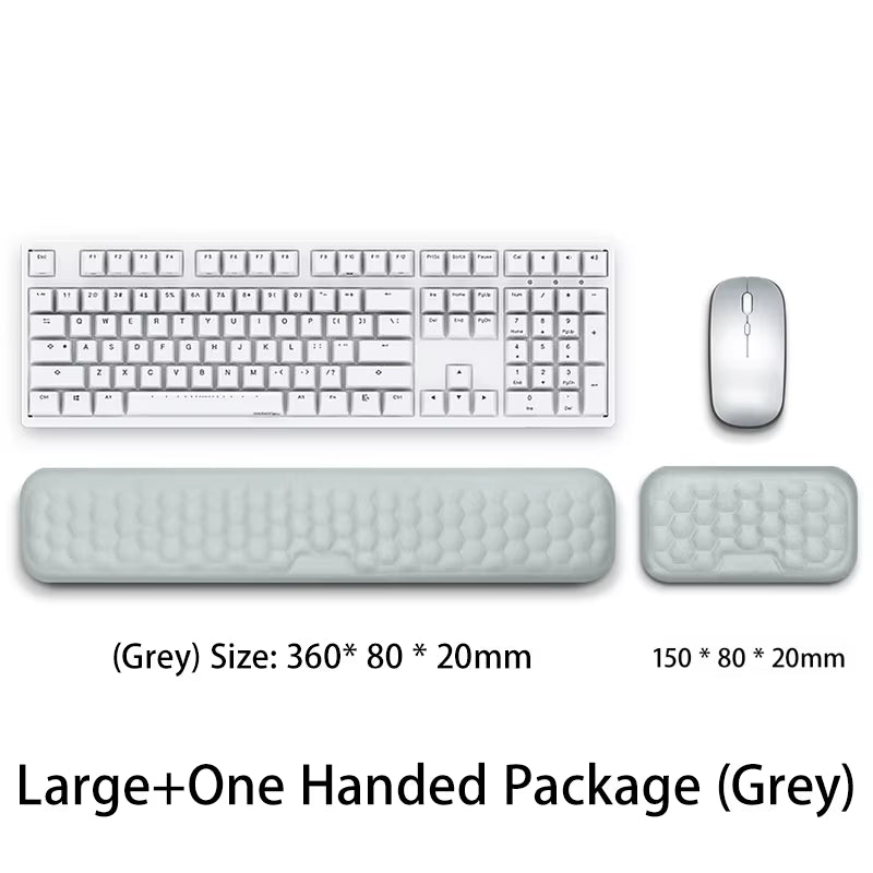 Keyboard Mouse Wrist Rest Ergonomic Office Typing Protect Relax Wrist Memory Foam Mouse Pad Computer Notebook Mouse Pad