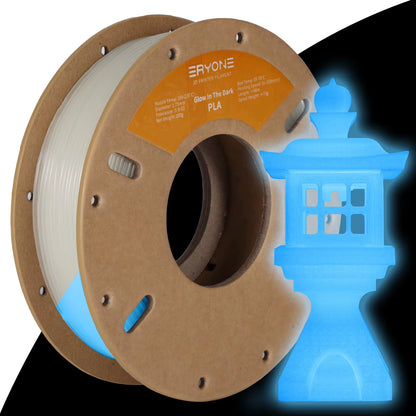 200G PLA Filament Glow in the Dark Premium 3D Print（Absorbs Sunlight or Daylight）,200G Pla Filament Glow in the Dark