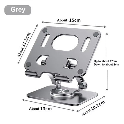 360° Rotation Tablet Stand for Ipad, Adjustable Foldable Tablet Holder,Aluminum Phone Stand Compatible with Ipad Pro/ Air/ Mini