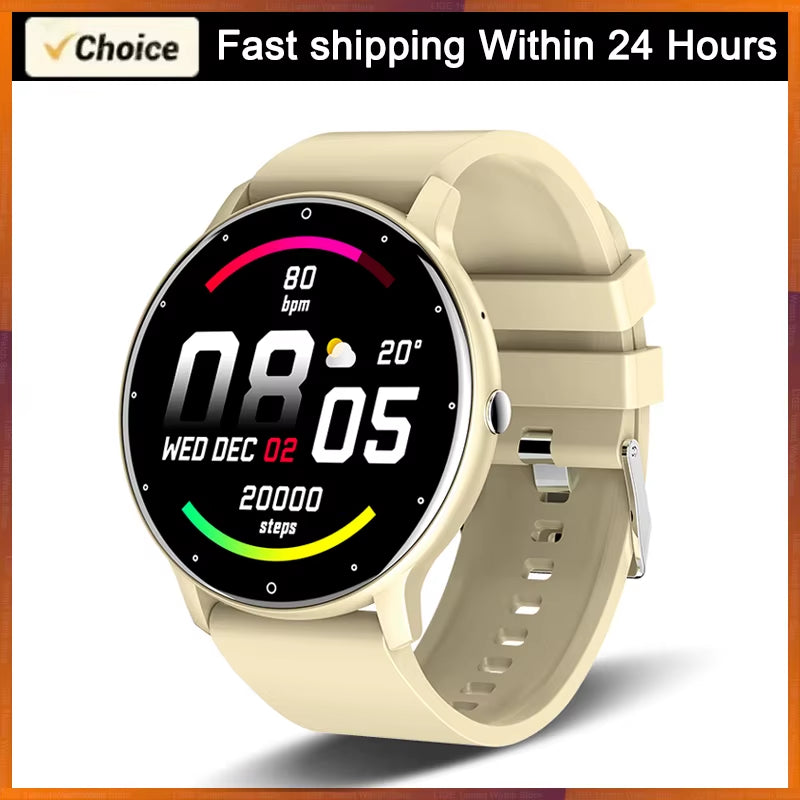 2026 Smart Watch Women Men Ladies Gift Sport Fitness Men Watches Heart Rate Monitor Waterproof Smartwatch for Android IOS