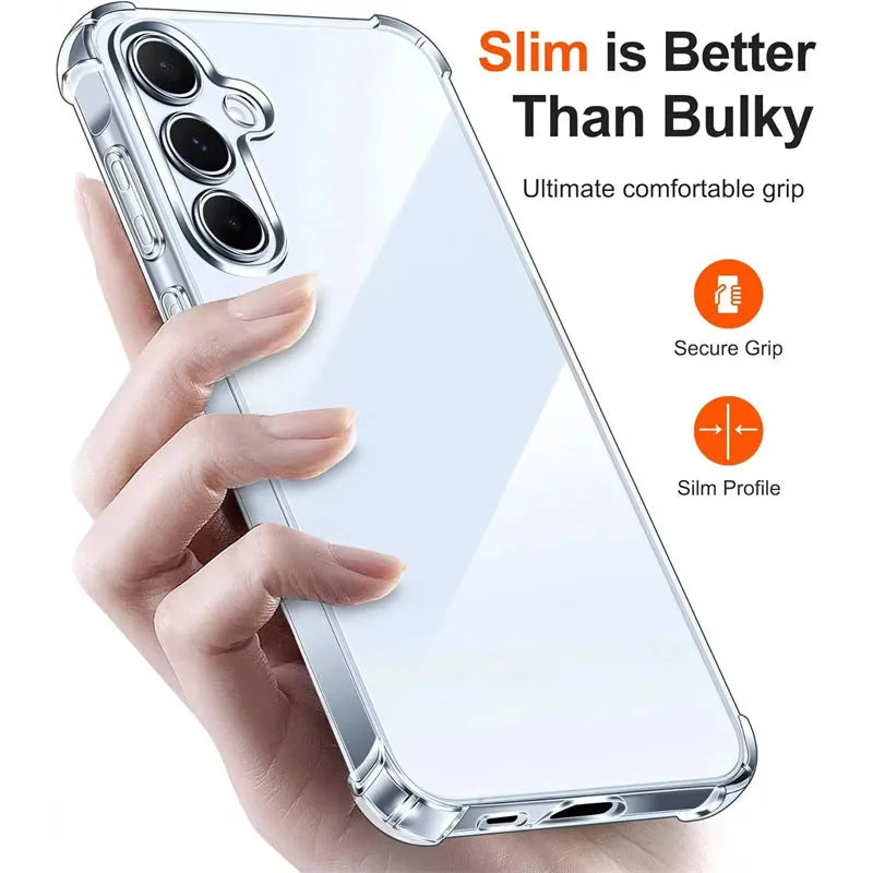 Shockproof Case for Samsung Galaxy A56 A55 A54 A17 A36 A26 A16 5G A15 A35 A25 A34 A14 A24 A33 A53 A13 A32 A52 A12 Phone Cover