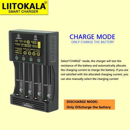 Lii-600 Battery Charger 12V5A for Li-Ion 3.7V and Nimh 1.2V Battery Lii-202 402 Lii-S8 S12 Lii-500 18650 26650 AA AAA