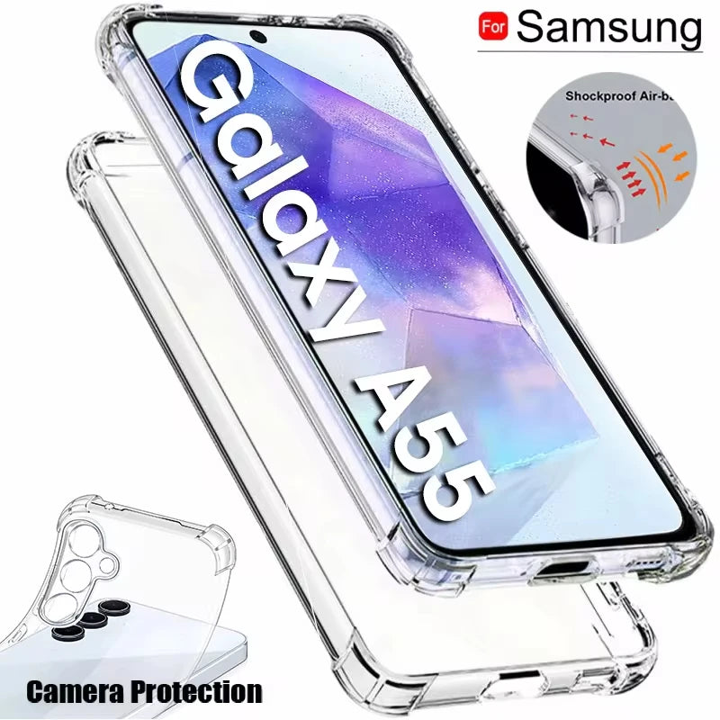 Shockproof Case for Samsung Galaxy A56 A55 A54 A17 A36 A26 A16 5G A15 A35 A25 A34 A14 A24 A33 A53 A13 A32 A52 A12 Phone Cover