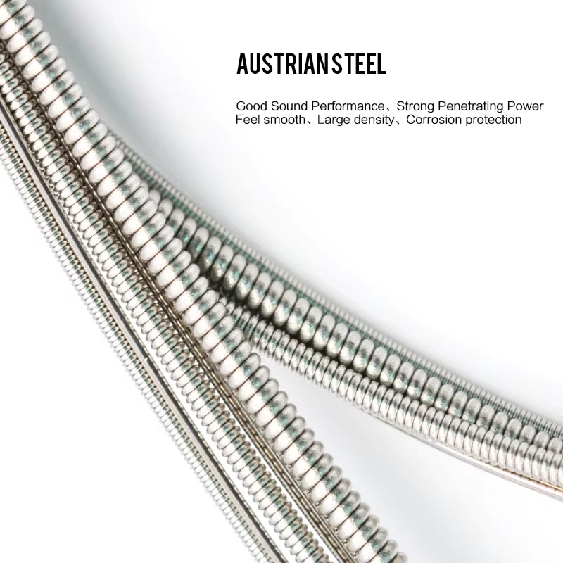 Electric Guitar Strings Set RX Series Hexagonal Carbon Steel 6 String for Electric Guitar Accessories Practice Use