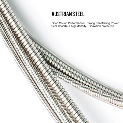 Electric Guitar Strings Set RX Series Hexagonal Carbon Steel 6 String for Electric Guitar Accessories Practice Use