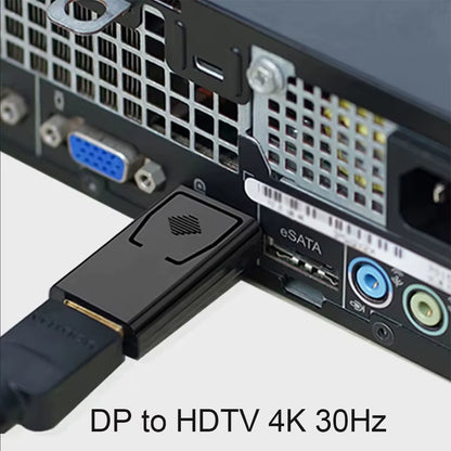 4K DP to Hdmi-Compatible Converter Displayport to 1080P HDTV Computer Monitor Audio Video Adapter